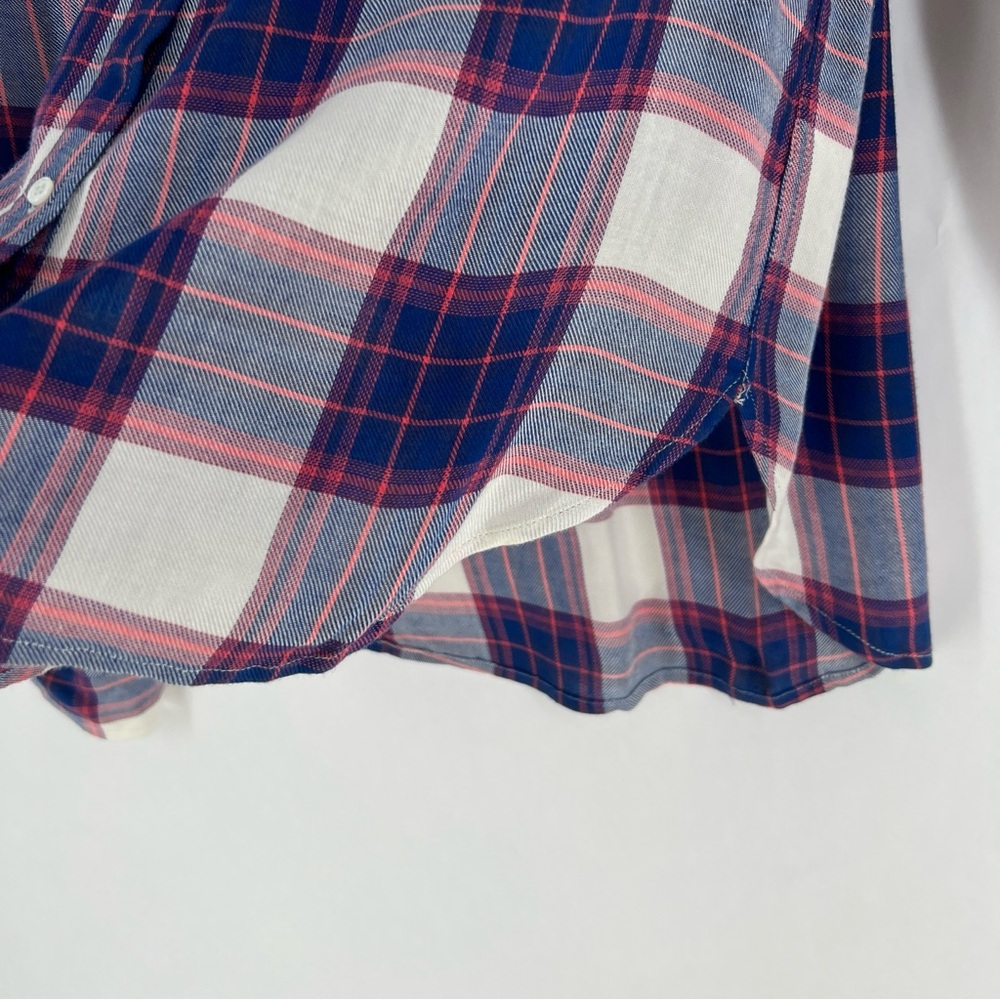 PAIGE Trudy Shirt Soft Plaid Casual Button Front‎ XS - Picture 8 of 16